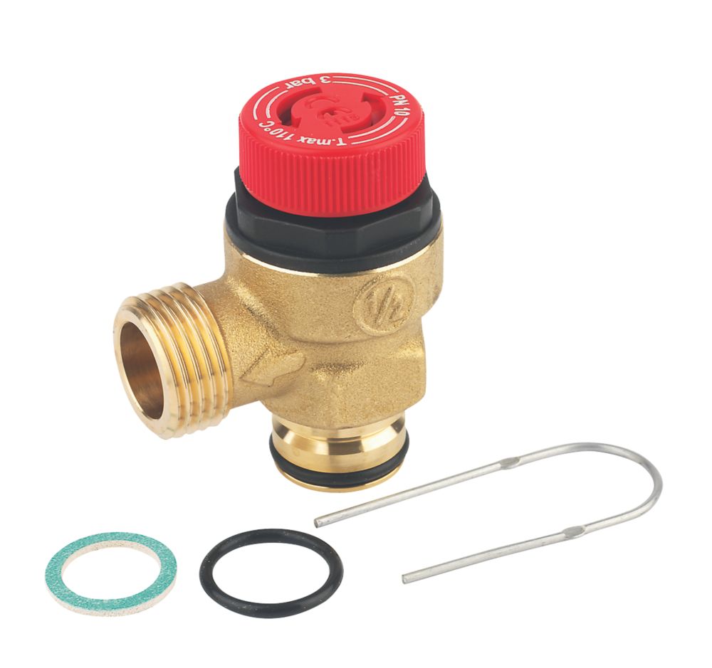 Worcester Bosch 87161424040 Pressure Relief Valve Use 312438 Screwfix