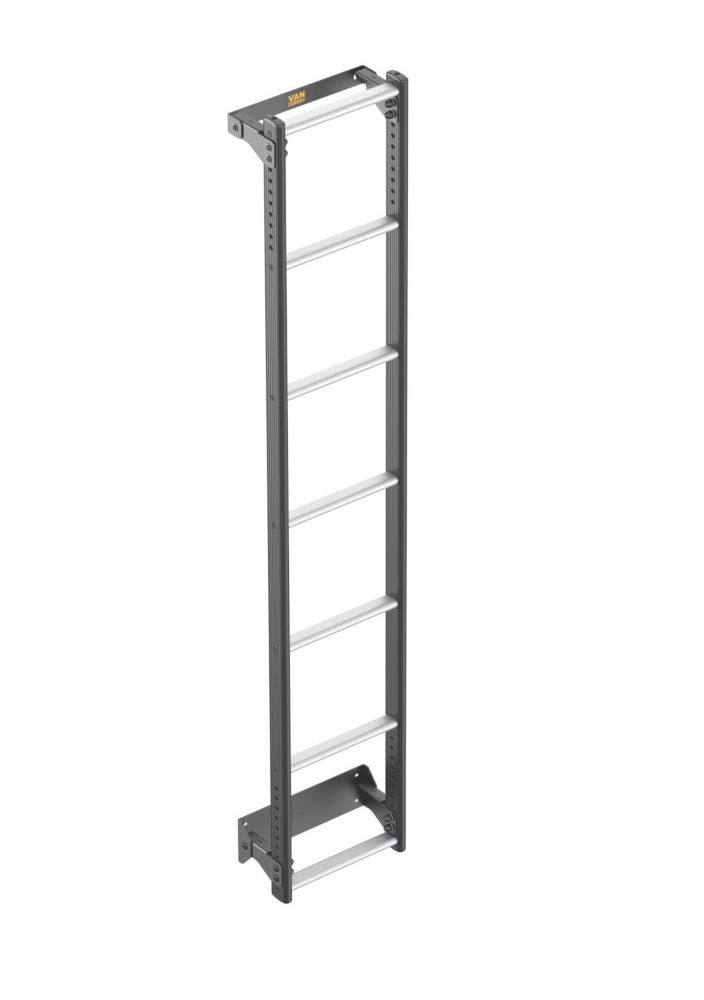 Van Guard VGL7-02 Ford Transit 2000-2014 7-Treads ULTI Rear Door Ladder for H3 1860mm
