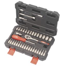 Forge Steel  1/4" Drive Socket Set 38 Pieces