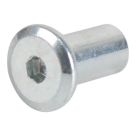 Easyfix Joint Connector Nuts M6 x 17mm 50 Pack