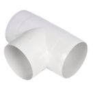 Manrose Circular T Piece White 100mm