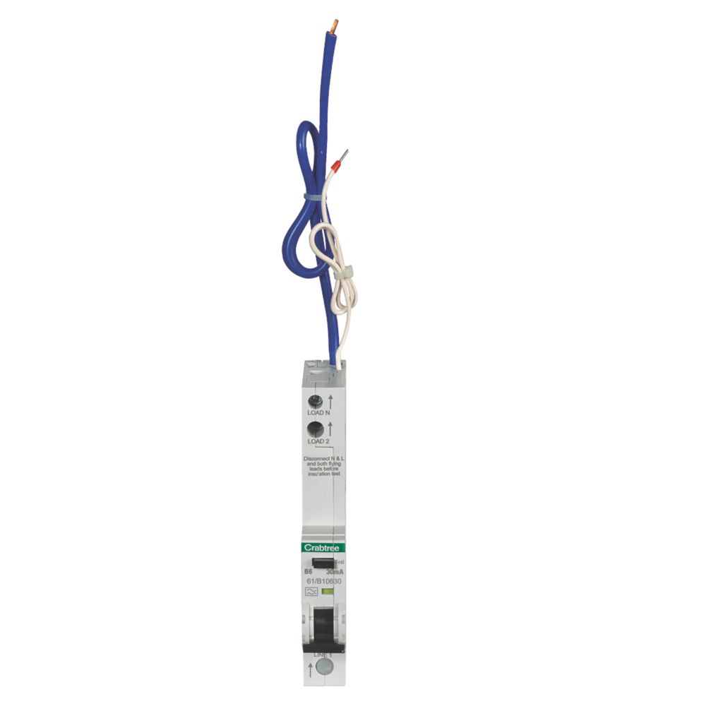 CRABTREE STARBREAKER RCBO 6A C6 30 MA TIPO C Nuovo EUR 17,72 - PicClick IT - Foto 11