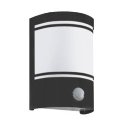 Eglo Cerno Outdoor Wall Light With PIR Sensor Black