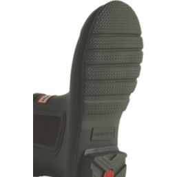 Hunter Original Chelsea Size 7 Womens Dark Olive Non Safety Wellies