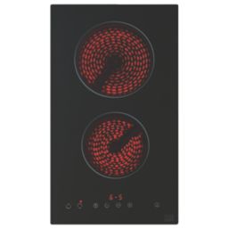 Cooke & Lewis  Ceramic Hob Black 29cm