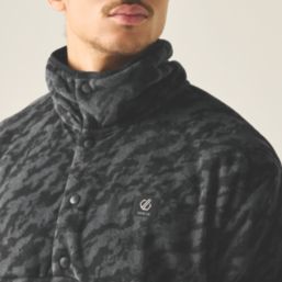 Dare 2B Printed Half Fleece Black Marble Medium 39-40" Chest