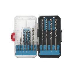 Erbauer Round Shank Drill Bits 10 Piece Set Screwfix