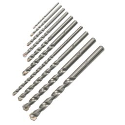 Erbauer  Straight Shank Masonry Drill Bits 10 Piece Set