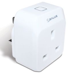 Salus SP600 13A Smart Plug with Built-In Zigbee Repeater White