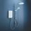 Mira Sport Dual White/Chrome 9.8kW  Electric Shower