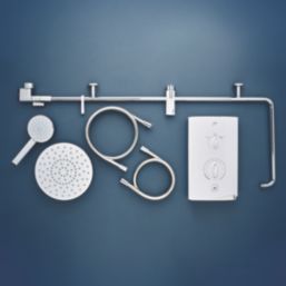 Mira Sport Dual White/Chrome 9.8kW  Electric Shower