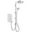 Mira Sport Dual White/Chrome 9.8kW  Electric Shower