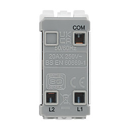 British General Nexus 20A Grid SP Control Switch White