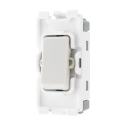 British General Nexus 20A Grid SP Control Switch White