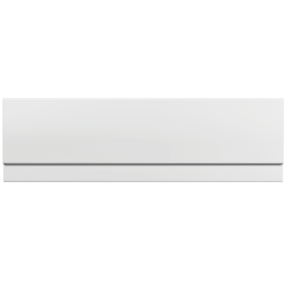 ETAL PVC Front Bath Panel & Plinth 1800mm White 2 Pack - Screwfix