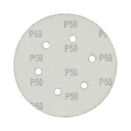 Flexovit  A203F 60 Grit 8-Hole Punched Multi-Material Sanding Discs 150mm 6 Pack