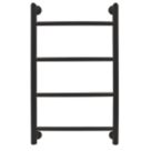 Towelrads 900mm x 530mm 767BTU Black Flat Designer Towel Radiator