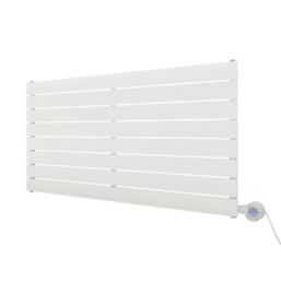 Ximax Oceanus Horizontal 900W Electric Designer Radiator 595mm x 1200mm  White 3070BTU - Screwfix