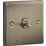Knightsbridge  10AX 1-Gang Intermediate Switch Antique Brass with Colour-Matched Inserts