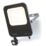 Stanley  Outdoor LED Slimline Floodlight With PIR Sensor Black 100W 11000lm