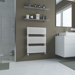 Ximax Watson 765mm x 600mm 1666BTU White Vertical Towel Radiator