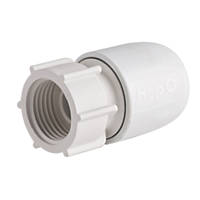 Hep2O Hand-Titan Plastic Push-Fit Straight Tap Connector 15mm x ½"