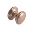 Fab & Fix Decorative Round Door Knob Polished Gold 75mm