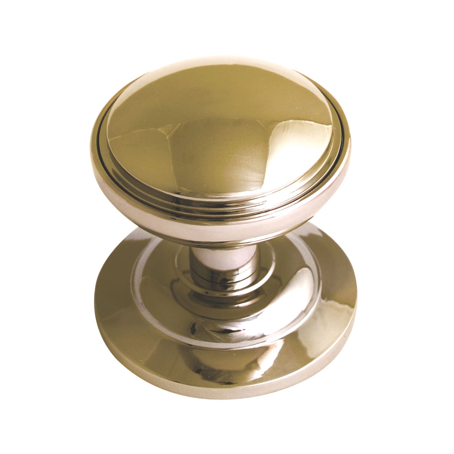 Fab & Fix Decorative Round Door Knob Polished Gold 75mm (7785P)