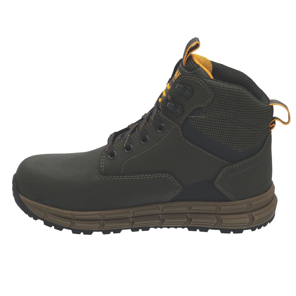 DEWALT Napa Size 9 Olive Safety Boots - Screwfix
