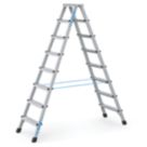 Zarges Aluminium 1.99m 8 Step Swingback A Frame Step Ladder