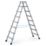 Zarges Aluminium 1.99m 8 Step Swingback A Frame Step Ladder