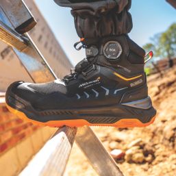 DEWALT Mclaren Downforce Size 9  Black/Orange Waterproof  Safety Boots