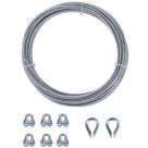 Essentials Wire Rope Transparent 3mm x 10m