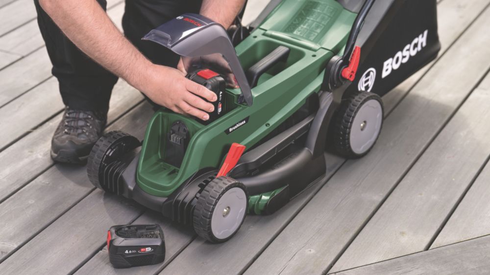 Bosch cordless deals lawn mower