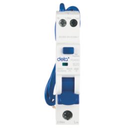 Deta  20A 30mA Type A SP & N B Curve  Mini RCBO