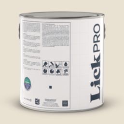 LickPro  2.5Ltr White RAL 9001 Vinyl Matt Emulsion  Paint