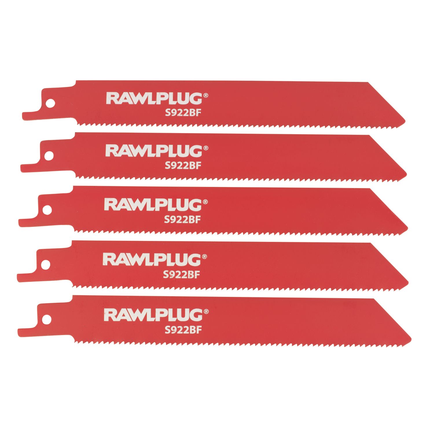 Rawlplug S922BF JSB-M150M Metal Reciprocating Saw Blades 130mm 5 Pack (778VA)