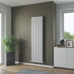 Ximax George Twist 1800mm x 470mm 5239BTU White Vertical Designer Radiator