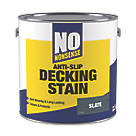 No Nonsense Anti-Slip Quick-Drying Decking Stain Slate 2.5Ltr