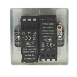 British General  2-Gang 2-Way LED Dimmer Switch  Cream