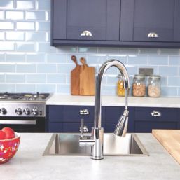 ETAL Luxr  Pull-Out Style Kitchen Mixer Tap Chrome Finish