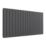 Reina Flat Double 600mm x 1254mm 4369BTU Anthracite Horizontal Designer Radiator