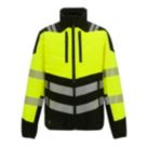 Regatta X-Pro Hybrid Hi-Vis Jacket Black / Yellow 3X Large 57" Chest