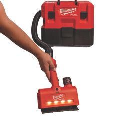 Milwaukee M12 AUN-0 12V Li-Ion RedLithium Battery-Powered AIR-TIP Utility Vacuum Head - Bare