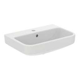 Ideal Standard i.life S Washbasin & Pedestal 1 Tap Hole 550mm