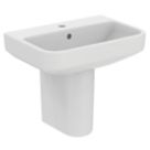 Ideal Standard i.life S Washbasin & Pedestal 1 Tap Hole 550mm