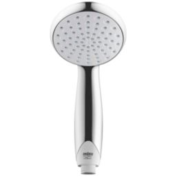 Mira Event XS Dual Gravity-Pumped White/Chrome Thermostatic Power Shower