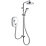 Mira Event XS Dual Gravity-Pumped White & Chrome Thermostatic Power Shower