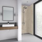 Splashwall  Laminate Bathroom Wall Panel Matt Natural Turin Marble 2440mm x 600mm x 11mm