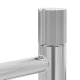 Swirl Gallen Chrome 192.6mm Standard Round Head Mono Basin Mixer Tap  With Waste